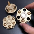 Miniatyrbillede 3 af 5: Cool Alloy Fidget Spinner Metal, Fidget Cube Chain Toys Small