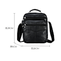 Miniatyrbillede 2 af 5: Herre Crossbody Tasker Læder Taske Lille Herre Håndtasker Cross S