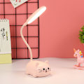 Miniatyrbillede 2 af 5: Pigernes hjerte LED bordlampe øjenbeskyttende skrivebord, elevernes seng
