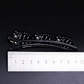 Miniatyrbilde 3 av 5: 1 stk glitrende krystallstein flettet hårklips, dobbel smell