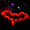 Miniatyrbillede 5 af 5: Led-lys Flagermus Form Feriefest Dekoration Soveværelse Nat