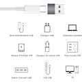 Pikkukuva 2 / 5: USB-C naar USB-adapter (2-pakkauksessa), USB-C naar U
