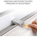 Miniatyrbillede 3 af 5: 2 stk. med nøgle aluminiumslegering dørrammesikkerhedslås, justerbar