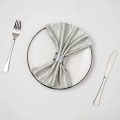 Miniatyrbillede 3 af 5: 4 krystal glas servietringe, knuste diamantfyldte servietringe