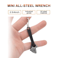 Miniatyrbillede 2 af 5: 1 Sort 100mm Mini Justerbar Metal Nøgleskrænke til Reparation