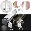 Miniatyrbilde 2 av 5: Sporuller, 20 stykker aluminiumslegering vindu gardin spor gli