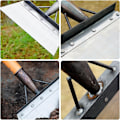Miniatyrbilde 4 av 5: Hagespade, 23 cm Multifunksjonell Hagespade, Rustfritt Stål Snøspade, Håndtak Ikke Inkludert (12 par hansker)