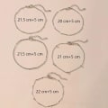 Miniatyrbillede 2 af 5: 1 stk. Sølv Boho Carifin Perle Ankelkæde Multilayer Sølv Kæde A