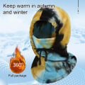 Miniatyrbillede 2 af 5: Sort Cykel Balaclava Tie Dye Snøreholder Hold Varme Udendørs Hiki