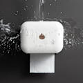 Pikkukuva 3 / 5: Vedenpitävä WC-paperiteline seinälle kiinnitettävä WC-paperiteline