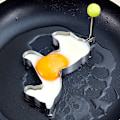 Miniatyrbillede 4 af 5: Elefanterne - Rustfrit stål bageomeletform Hjem BÆRBAR O