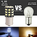 Miniatyrbilde 5 av 5: 10 stk automatisk LED bremselys 1157/33 lys BAY15D høydepunkt