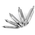 Miniatyrbillede 5 af 5: 5 stk. Centerbor, dobbeltsidet bor, 60 grader 1,5/2,0/2,5/3,0/4,0mm