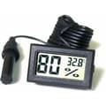 LCD Integrerad Digital Tuner Termometer Hygrometer med Extern