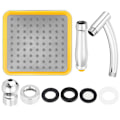 Miniatyrbillede 4 af 5: 9 tommer roterende 360 graders brusehoved i ABS C