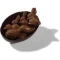Miniatyrbillede 2 af 4: Halv ægform 5 hulrum Terracotta silikoneform til bagning Foo