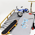 Miniatyrbillede 4 af 5: Finger Skateboarding Ramp Set Skateboarding Park Set Site Pr