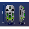 Miniatyrbillede 5 af 5: Trådløs Bluetooth mus, 2.4G, Dual Bluetooth, 4000DPI, Sølv