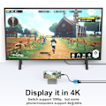 Pikkukuva 4 / 5: (Sininen) Switch-telakka Nintendo Switch OLED -laitteelle, 3-in-1 TV-sovitin 4K HDMI:llä, USB 3.0 -portilla, 65 W:n Type-C PD -latauksella, kannettava matkasovitin Nintendo Switch/Switch OLED -laitteelle