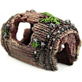 Miniatyrbillede 1 af 4: Harpiks Ugiftig Akvarium Ornament Knust Tønde Hule Landskab