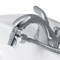 Miniatyrbillede 2 af 5: Brusehaner Diverter, Massiv Messing 3-vejs Bruserblander, Flexibl