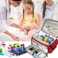 Miniatyrbild 3 av 6: Liten Första Hjälpen Väska, Familj, Första Hjälpen Kit, Vattentät, Nödkit, Med Medicinorganisatör och C