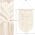 Miniatyrbillede 4 af 5: Macrame vægophæng, drømmefanger håndlavet bomuldsdrømmefanger