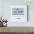 Miniatyrbild 2 av 5: Programmerbar rumstermostat med 16A-prob för elektrisk golvvärme