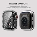 Pikkukuva 5 / 5: 2 kpl Yhteensopiva Apple Watch -näytönsuojan kanssa 40 mm Clear/Black