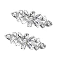2 st Bling Bling Kristall Rhinestone Bröllop Fest Prom Sko Klämmor