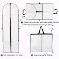 Pikkukuva 3 / 5: 60x180cm(1 kpl) Hääpukukotelo Pitkä Kaapupussi Morsiamelle ja
