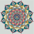 Pikkukuva 1 / 5: 30x40cm 5D DIY timanttimaalaus täydellinen, boheemi kokoelma#C,DIY timanttistrassit