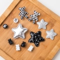 Miniatyrbillede 2 af 5: 12 stk. 3D-stjerne-træsko-sandaler-pynt, sko-charms, søde sko-pynt