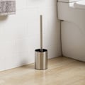 Miniatyrbillede 3 af 4: Satin Toiletbørste, Fremstillet af Rustfrit Stål, Sort Børste, Metall