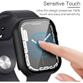 Miniatyrbillede 3 af 5: 2-pak hårdt etui designet til Apple Watch Series 7/8 45mm