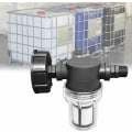 Miniatyrbillede 1 af 4: Tilslutning til 1000 liters regnvandstank (1/2'' han-gevind), forbindelse til regnvandssamler med filtrering, adapter til S60x6 IBC-tank
