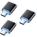 Pikkukuva 1 / 5: USB C - USB -sovitin (3 kpl), USB C -uros USB 3.0 -naarasliitin