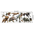 Pikkukuva 4 / 5: Dinosaurus-seinätarrat, irrotettavat ja liimattavat