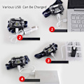 Miniatyrbillede 4 af 5: LED pandelampe LED blænding mini induktiv pandelampe forlygter LED L