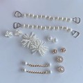 Miniatyrbillede 4 af 5: 14 stk. 3D træsko sandaler pynt, sko charms, søde sko pynt til træsko sko sandal armbånd DIY