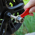 Miniatyrbild 5 av 5: Vevavdragare, Cykelvevpartiavdragare i kolstål Demonteringsverktyg Vevlageravdragare Vev Cykel MTB med sexkantsnyckel