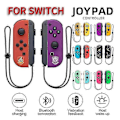Miniatyrbild 1 av 4: (Blå Röd) Joycon Trådlös Handkontroll För Nintendo Switch, Stödjer Väckningsfunktion, Vänster Höger Fjärrkontroller Med Handledsrem