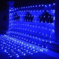 Miniatyrbild 1 av 5: 2mx2m 1,5mx1,5m 2x3m Julgirlanger Led String Christmas Net Light Blue 3Mx2M 200LEDs-US Plug 110V
