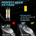 Miniatyrbild 3 av 5: För Dodge Ram 1500 2500 3500 2-strålkastare 2009-2012 9008 Led Hög/låg B Year 4-Headlamps 2009-2012