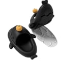 Miniatyrbild 4 av 4: Sharkicks Basic - Tigerfigur-Hajtofflor Gula Hajtofflor 44-45 yards Pumpkin - Charcoal black