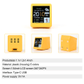 Miniatyrbild 5 av 5: Intelligent Väderstationsklocka Mini Smart Skrivbordsklocka Med LED-Display