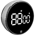 Miniatyrbild 1 av 5: Kökstimer, Digital Timer LCD-display, Minuträknare med Magnet, Roterande Nedräkning