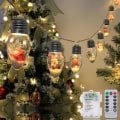 Miniatyrbild 1 av 5: Julbelysning 6,8 fot LED Julgran Snöglobbelys 10 Slätt Christmas Tree Lights