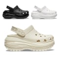 Miniatyrbild 2 av 3: Klassisk Mega Crush Clog Tjock Eva Platform Skor Tjock S Bone white 36-37