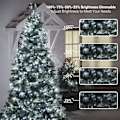 Miniatyrbild 3 av 5: Julbelysning, 20 meter 200 LED Färgväxlande Trädbelysning 11-Funktioner Cool White & Multicolor 200 LED
